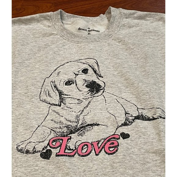 DESERT DREAMER PUPPY LOVE SWEATSHIRT XL - Picture 6 of 8
